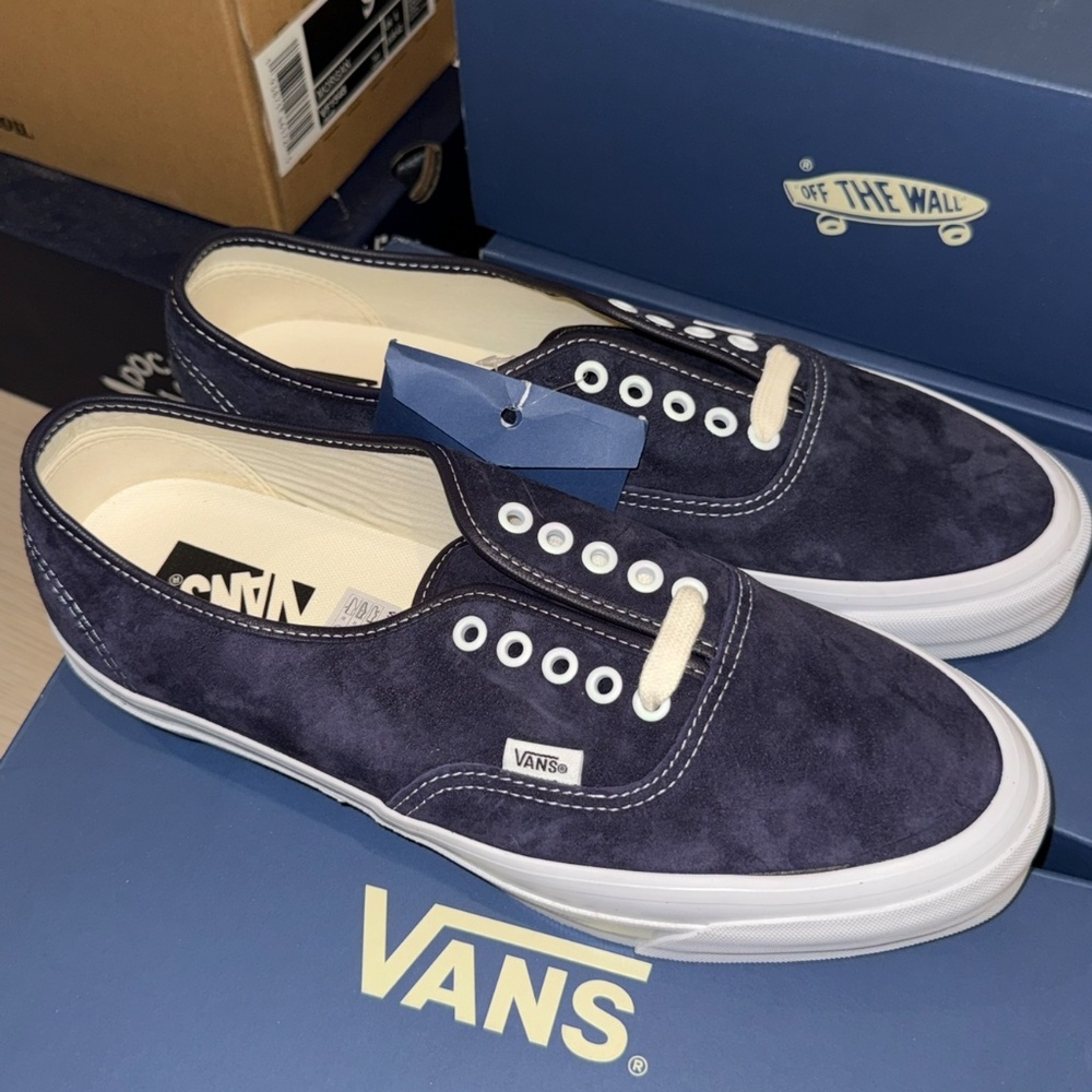 NWT  WITH BOX  Vans PRM Authentic 44 'Baritone Blue' US 8